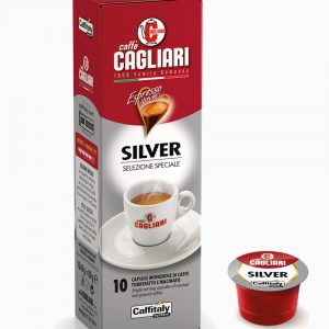 Caffitaly Cagliari silver capsule caffe