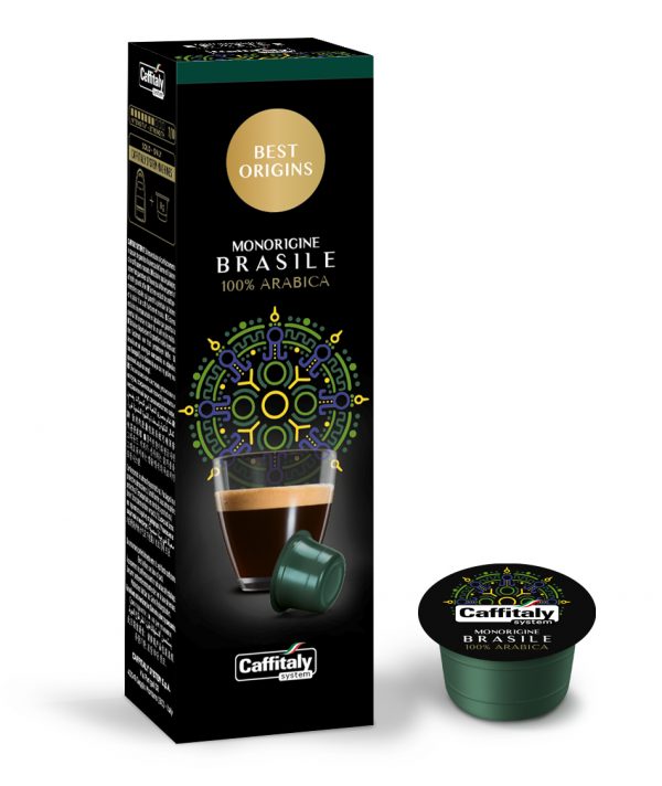 Caffitaly Best Origins Monorigine Brasile capsule caffe